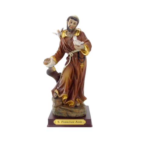 S. Francisco de Assis em marfinite pequeno