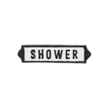 Placa metálica em ferro fundido "Shower"