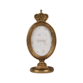 Moldura dourada com coroa