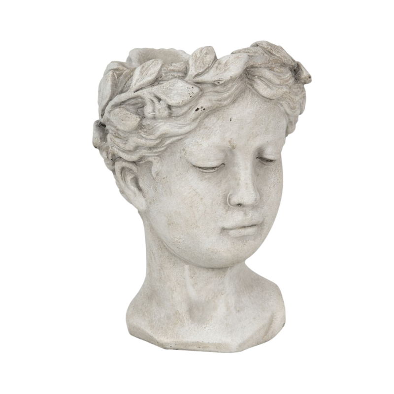 Vaso interior estatueta busto