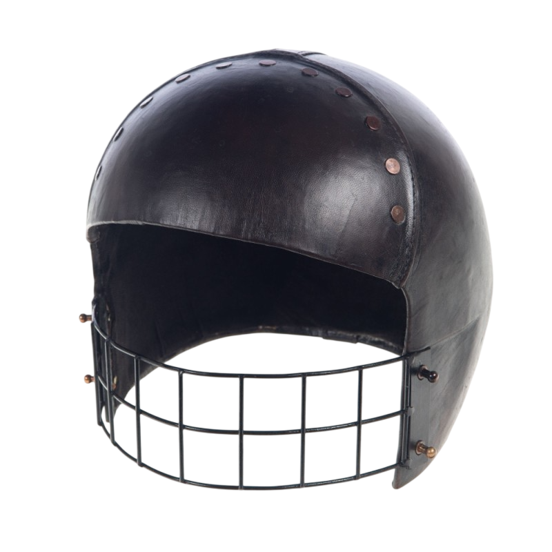 Capacete de futebol americano em couro