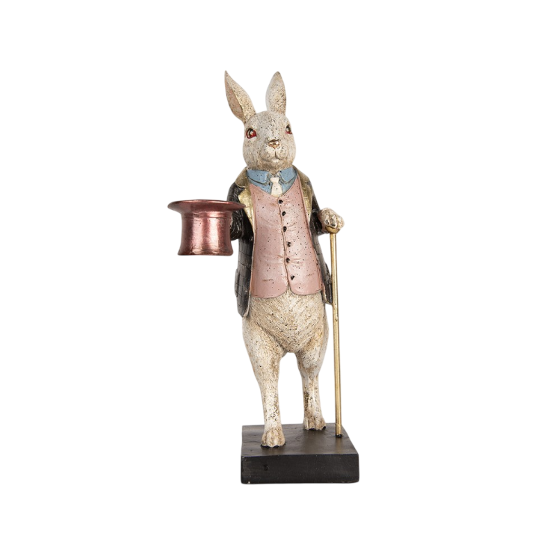 Estatueta de coelho mundo encantado