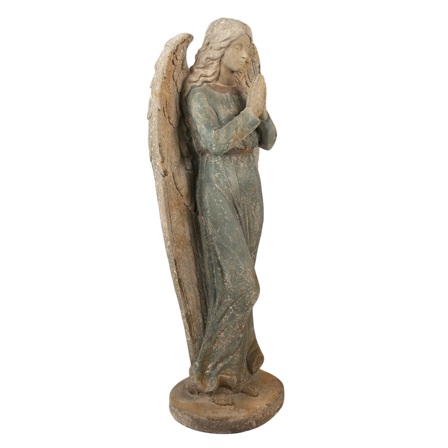 Estatueta de anjo óxido de magnésio