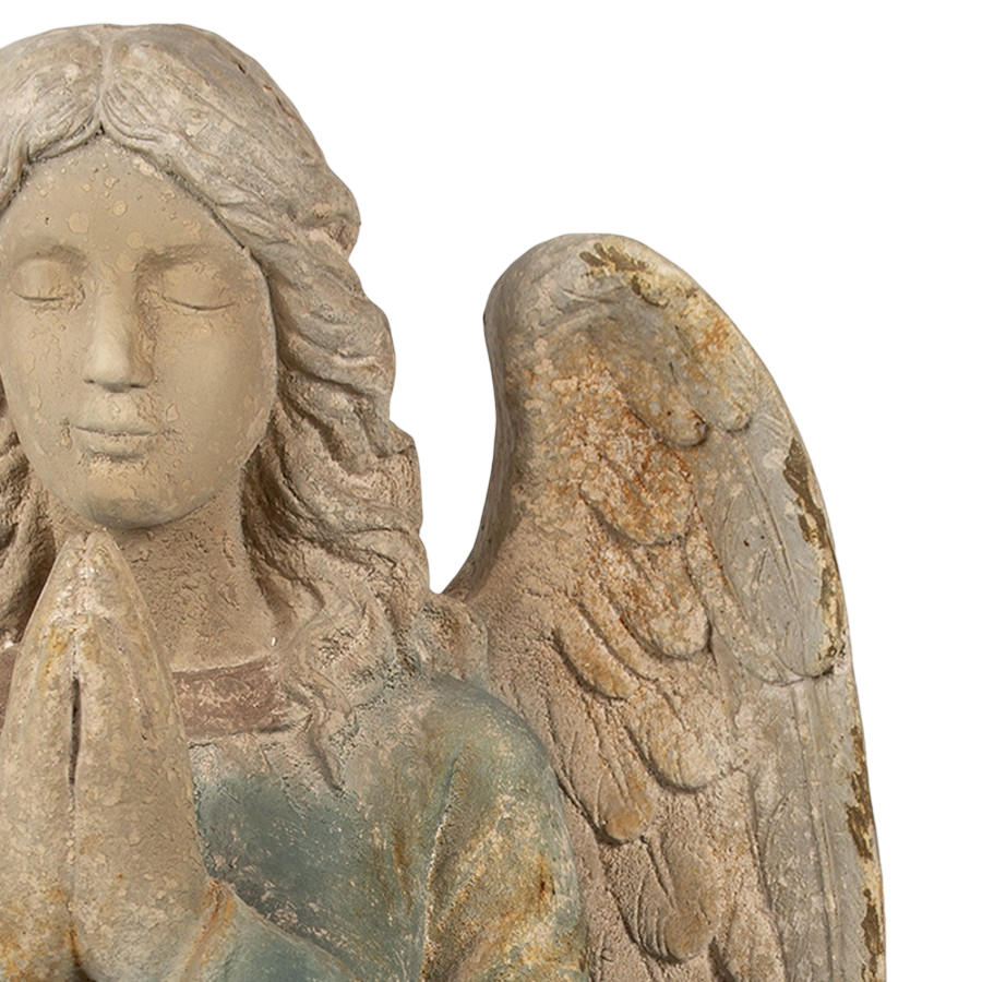 Estatueta de anjo óxido de magnésio