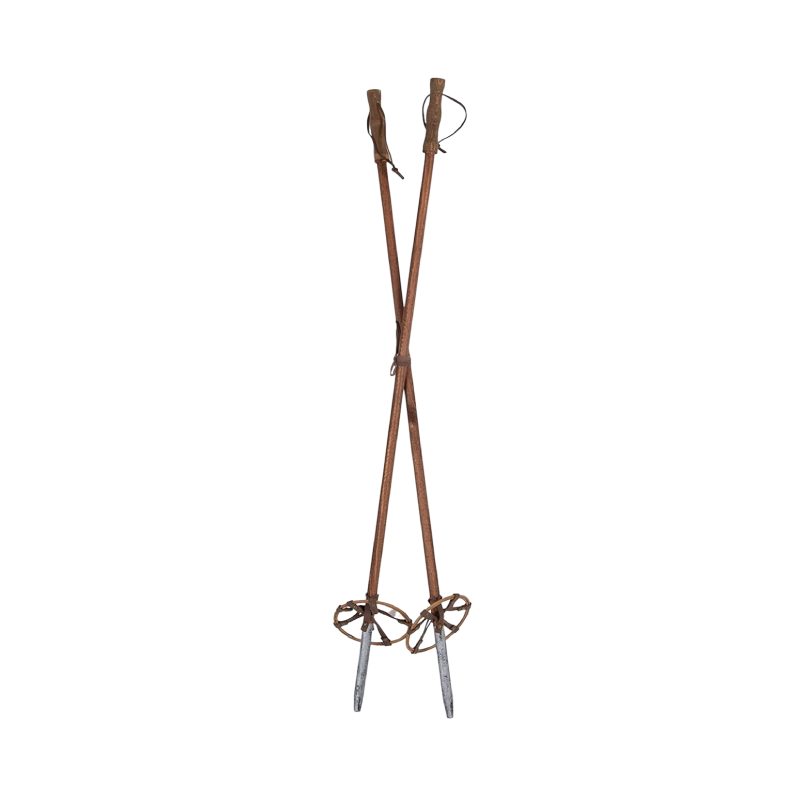 Bastões de esqui decorativos