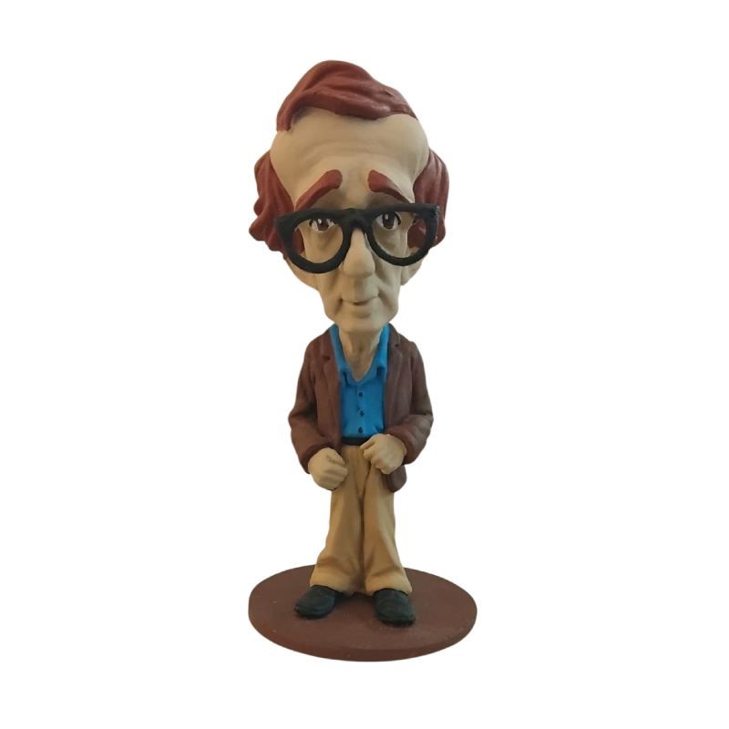 Estatueta de caricatura Woody Allen