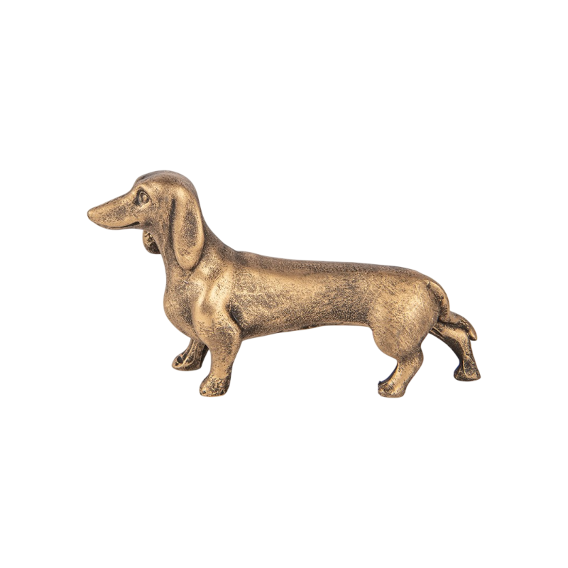 Estatueta decorativa de cão
