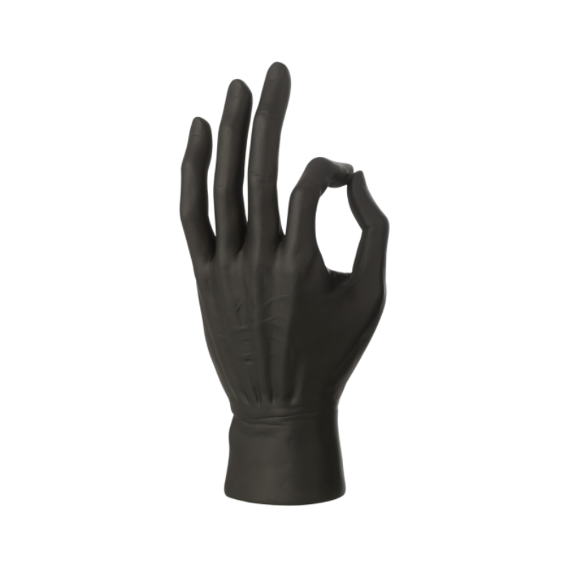 Estatueta de linguagem gestual ok