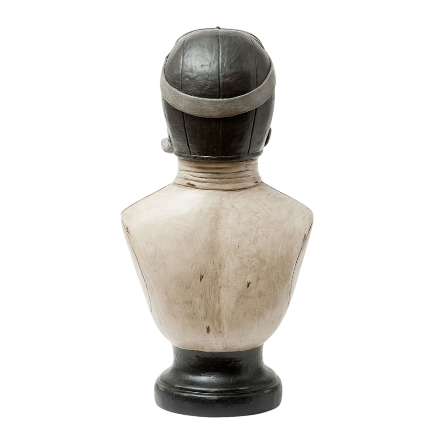 Busto de cão aviador