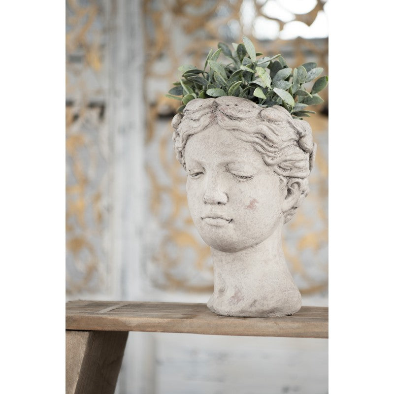Vaso interior estatueta busto