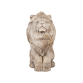 Estátua de leão em cerâmica