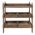 Mesa de entrada rústica
