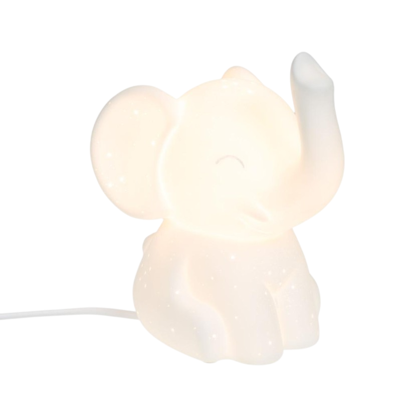 Candeeiro Elefante em porcelana