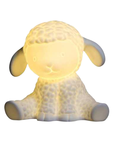 Candeeiro ovelha em porcelana