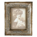Moldura prateada vintage