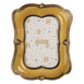 Moldura em amarelo velho e dourado