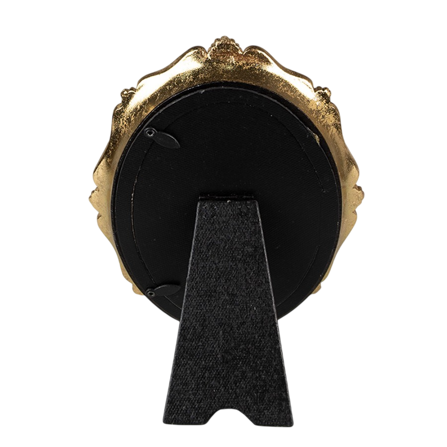 Moldura em rosa e dourado