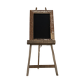 Quadro de ardósia com tripé