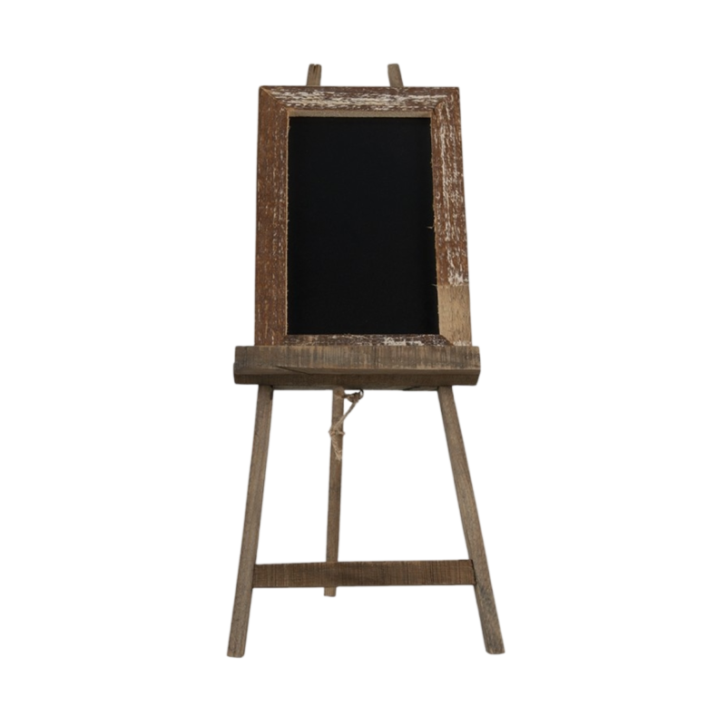Quadro de ardósia com tripé