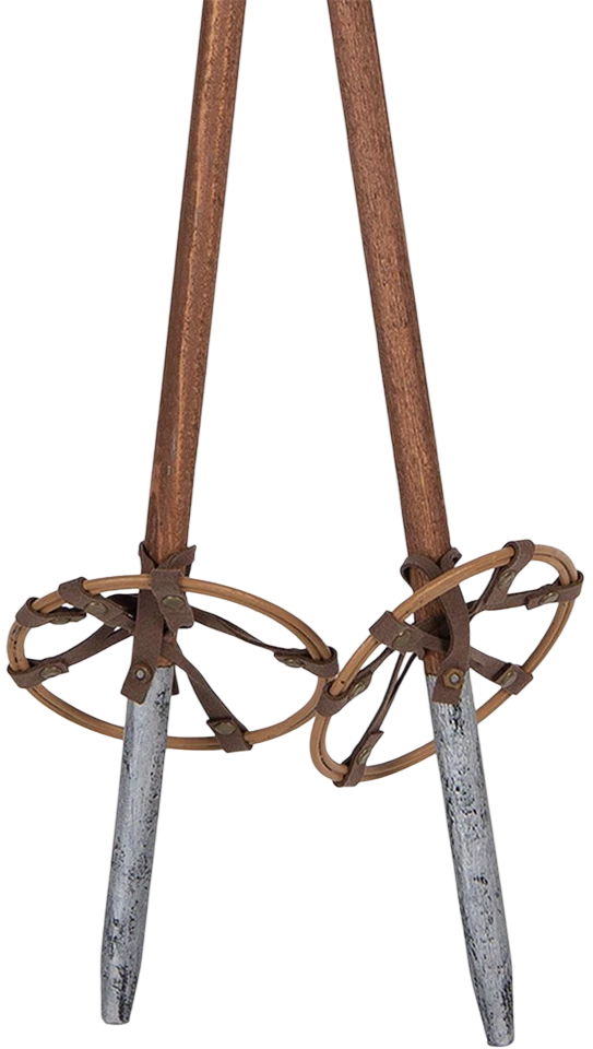 Bastões de esqui decorativos