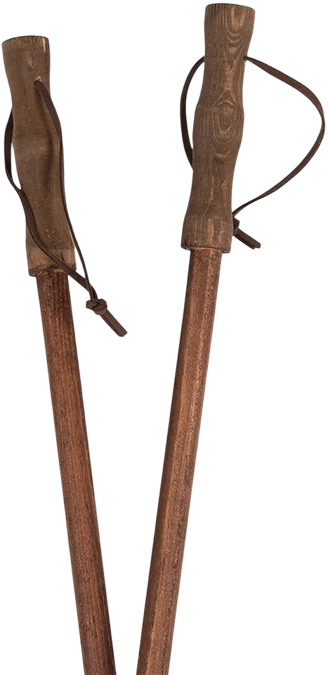 Bastões de esqui decorativos