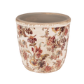 Vaso em cerâmica floral